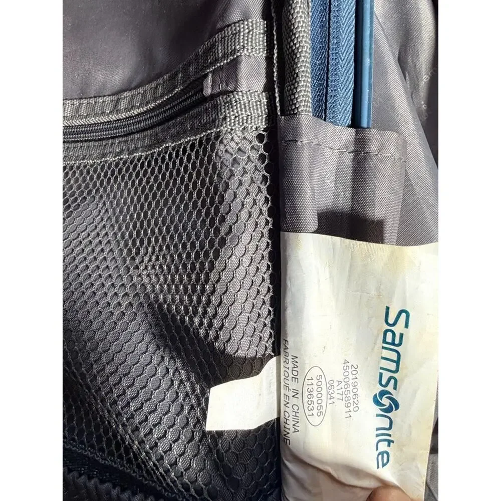 Samsonite Blue Hardside Spinner Carry-On Suitcase Expandable 4-Wheel Luggage
